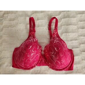 Playtex Red Swirl Pattern Bra
